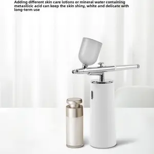 Portable Nano Mist Hydrating Facial Sprayer – Deep Moisture, Cooling Mist & Oxygen Infusion for Glowing Skin | Handheld Rechargeable Face Steamer Moisturizer Moisturizing