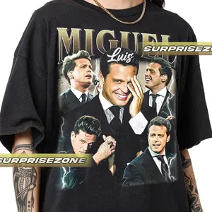 Luis Miguel Mexican singer Unisex Softstyle Vintage Shirt, Gift For Woman and Man Unisex T-Shirt