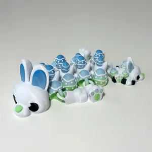 Easter Bunny Dragon - 3D Printed Articulating Figure