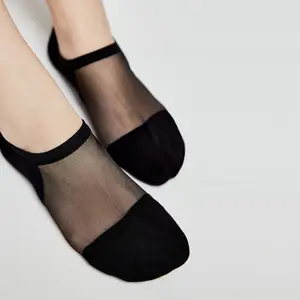 Cotton Ankle Socks Conte Active - Inserts Of Transparent Mesh