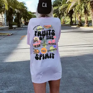 Fruits of the Spirit Shirt, Christian Shirts Gifts for Women, Botanical Shirt, Fruit Shirts, Christian Apparel, Trendy Shirt Fit Top