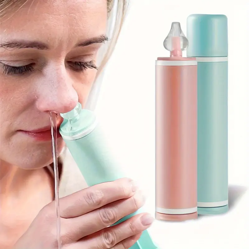 [Portable Nasal Rinse] Travel-Friendly 2.03oz Portable Nasal Rinse Bottle | Easy-to-Use, No Power Needed, Ideal For Adults & Youngsters, Nasal Irrigation System, Easter Gifts, Mother's Day Gifts Oral