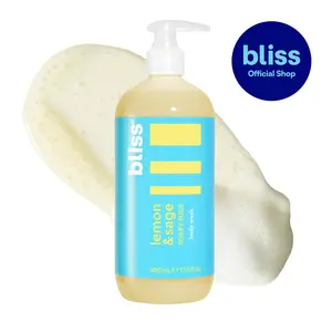 Bliss Soapy Suds Body Wash - Lemon and Sage - 17 Fl Oz - Gentle and Hydrating for Supremely Soft Skin - Paraben Free - Vegan & Cruelty Free