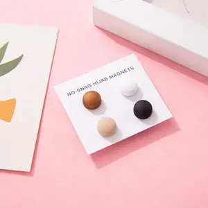 Strong Metal Hijab Magnetic Brooch| Macaron color Hiiab pin | 4pcs brooches | Fashion Accessories, Birthday gift, Gifts for her MAC001