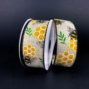 1.5"x10yd Bee Ribbon