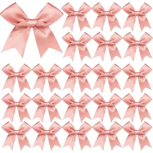 50 count  Wrap Bows  Satin Ribbon Bows 3.3 Inch Craft Bows for  Wrapping DIY  Bags Holiday Gifts Bag Party Decorations, Wedding Decor Christmas Birthday Presents (Rose )