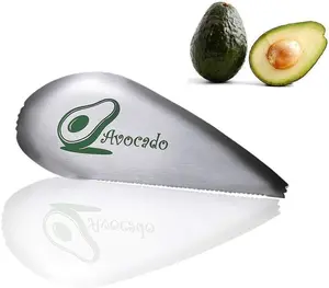 Avocado Slicer Multifunction 3 in 1 Cutter Premium Stainless Steel Slice Pit & Scoop Safely Easy for Avocado Toast Guacamole