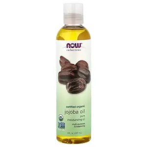 NOW Foods Solutions, Organic Jojoba Oil, 8 fl oz (237 ml)