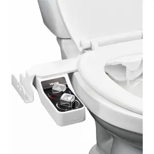 VEVOR Bidet Attachment for Toilet, 0.3 Ultra Thin Bidet Toilet Seat Attachment - Dual Retractable Nozzles, Adjustable Water Pressure, Non - Electric Cold Water Sprayer for Front Rear Water Wash, WhiteVEVOR Super Brand Day