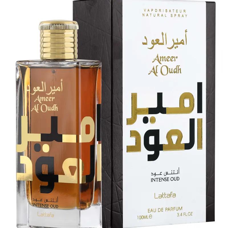 Lattafa Ameer Al Oud Intense Oud for Unisex Eau de Parfum Spray, 3.4 Ounce