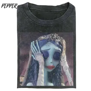 Emily's Melancholy T-Shirt, Corpse Bride Elegy Tee, Ethereal Bride T-Shirt, Retro Vintage Tee, Unisex Meme Gift For Menswear Womenswear Streetwear