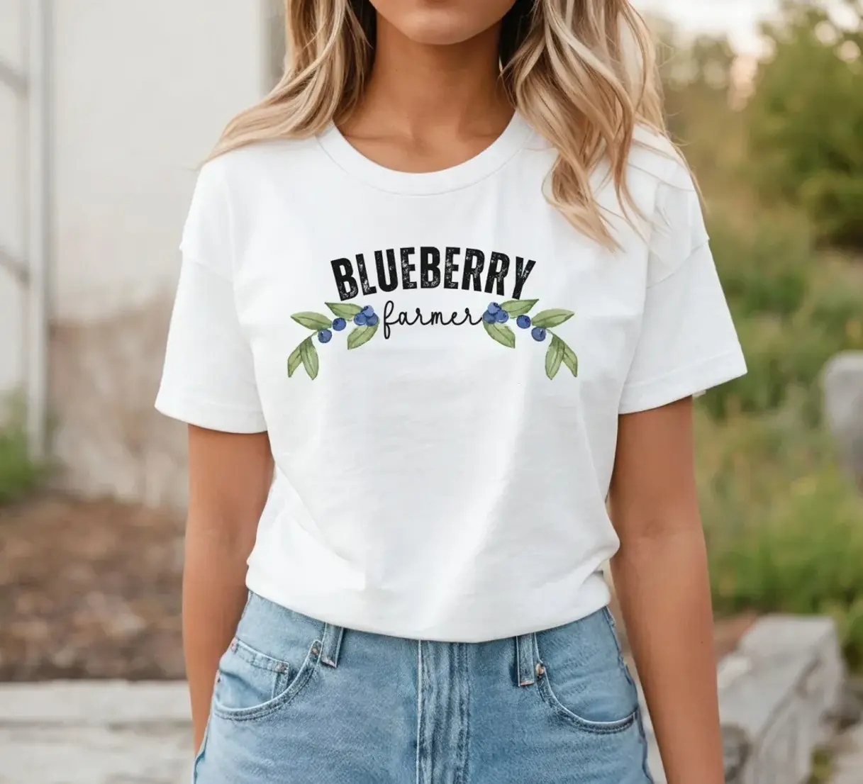 Blueberry Farmer T-Shirt, Gift For Fruit Lover,Unisex.