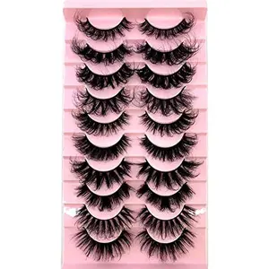 Soft Mink Eyelashes 3D Curl Winged End Eye Elongated Fake Lashes Thick Handmade Natural False Eyelash Messy Cross Lash Wholesale (MX-3)