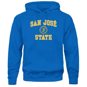 San Jose State University Heritage Hooded Sweatshirt (Royal Blue)