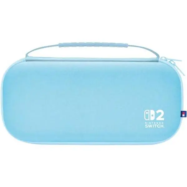 Switch 2 Accessory:  Case - HORI Slim Tough Pouch - Light Blue:  Officially Licensed by Nintendo  [GAMES ACCESSORIES]