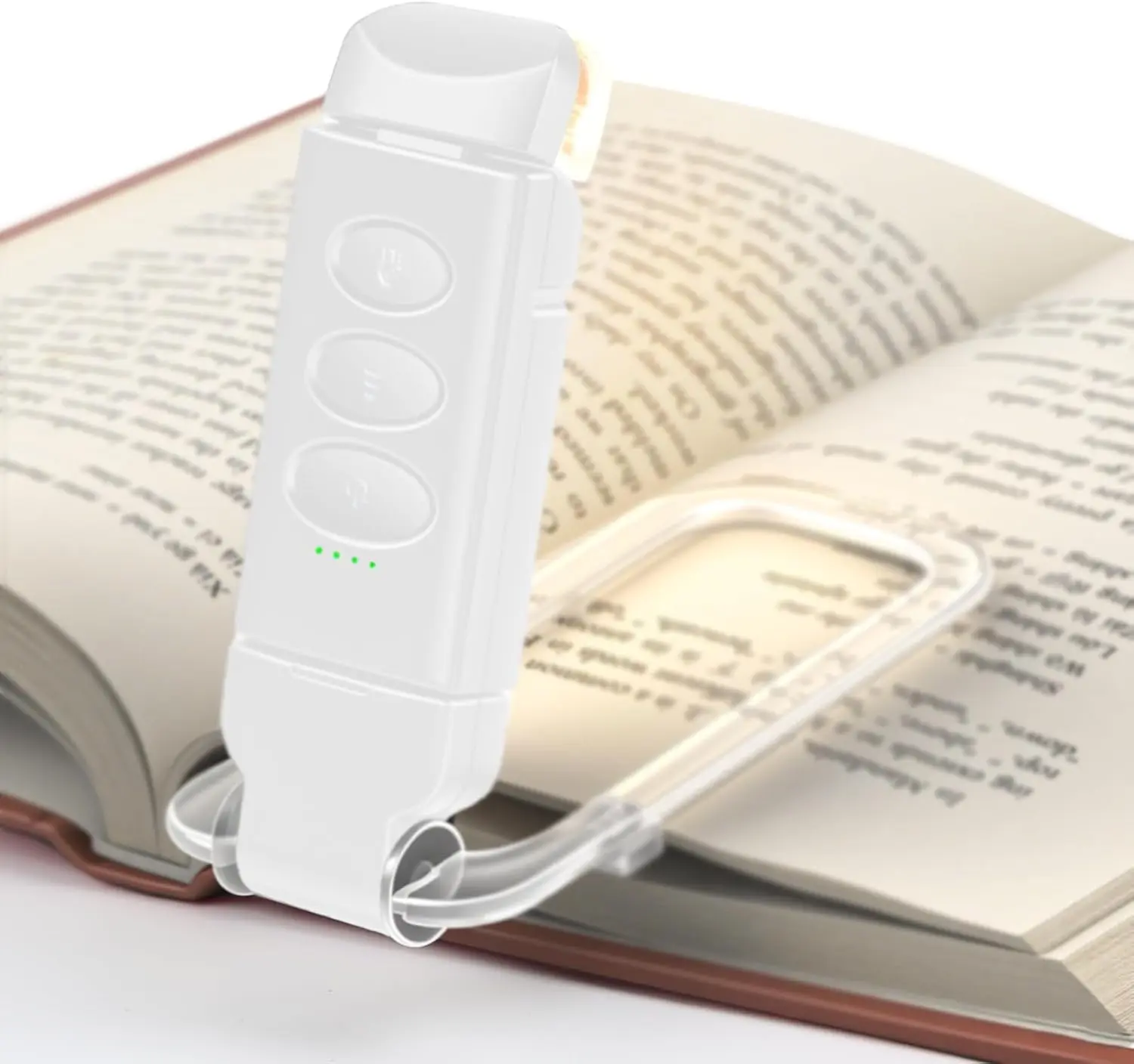 Book Reading Light Rechargeable Clip on Book Lamp with 3 Color Temperatures