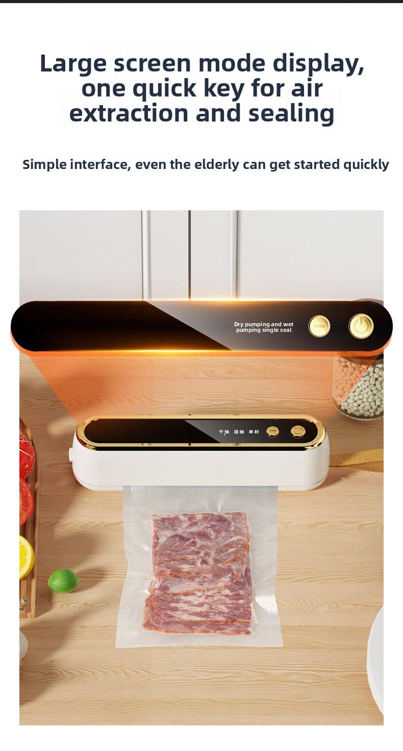 USB Portable Vacuum Sealer | Mini Food Sealer, Vacuum Preservation Machine, Kitchen Food Storage & Bag Sealer