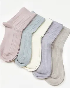 Comfy Soul Pastel Socks - Ultra Soft Breathable Fabric for All Seasons - Elastic Fit for Sizes 5 to 9 - Cozy Comfortable Footwear