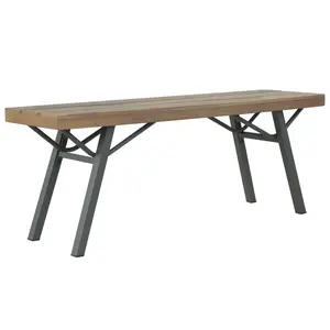 vidaXL Solid Acacia Wood Tree Patio Bench 47.2" Garden Outdoor Seat Relaxer Furniture 44252