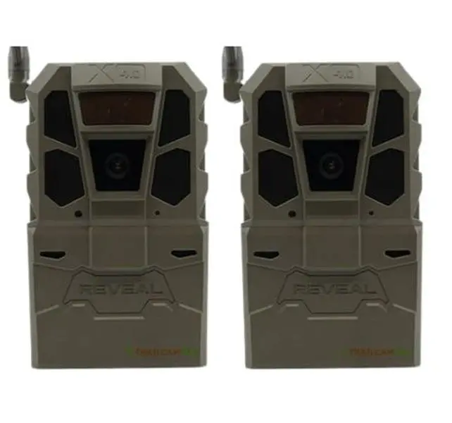 Tactacam Reveal X 4.0 2-Pack Cellular Trail Camera - Cellular Sync, Outdoor Sports, Trail Hunting Equipment