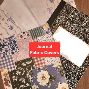 Journal Handmade fabric cover - composition notebook cover