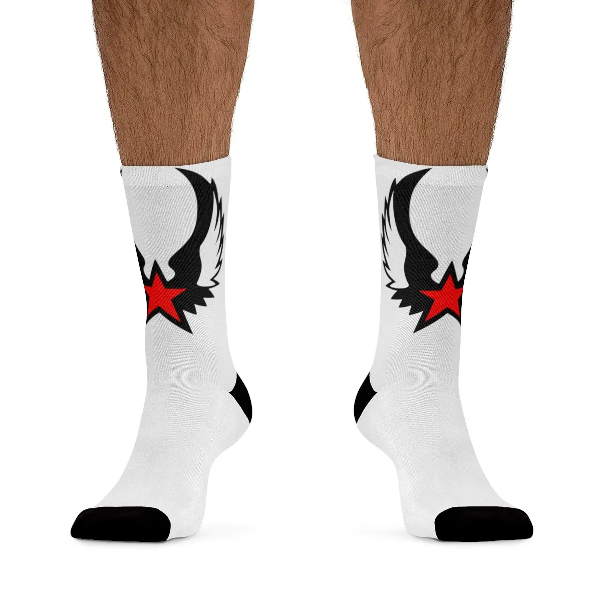 Super Hero Socks - Angel Wings Socks / Track Star Socks / Cool Sports Athlete Socks