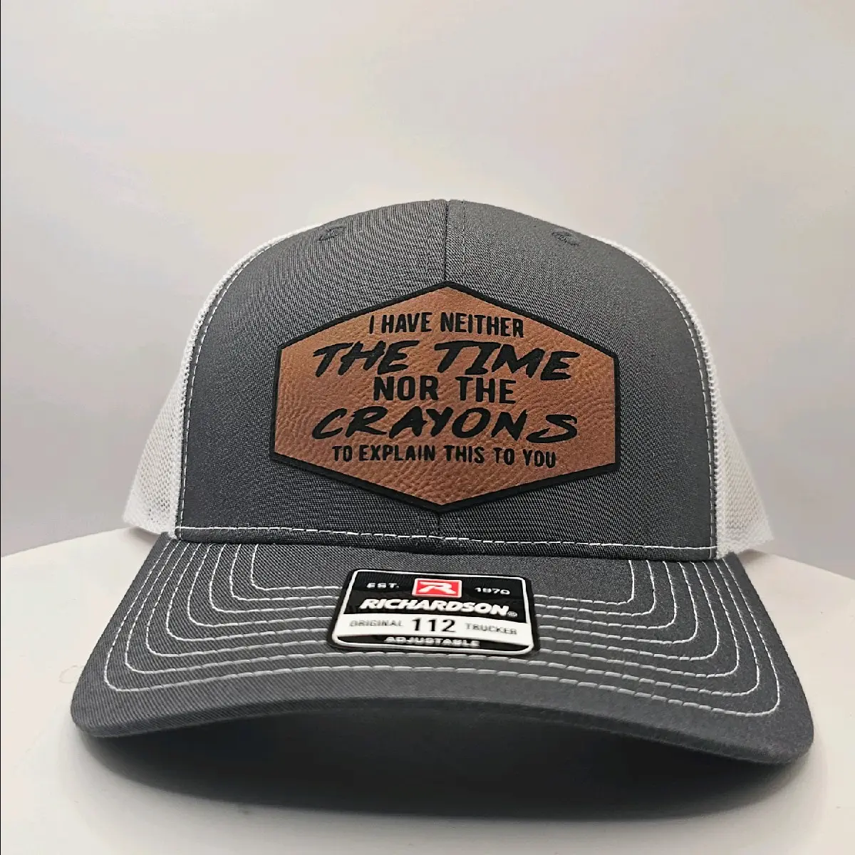 I NEITHER the time or CRAYONS Trucker cap I NEITHER the time or CRAYONS Trucker cap