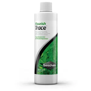 Seachem Flourish "Trace" Liquid Plant Fertilizer for Freshwater Aquarium Plants - Trace Element Supplement for solving deficiencies