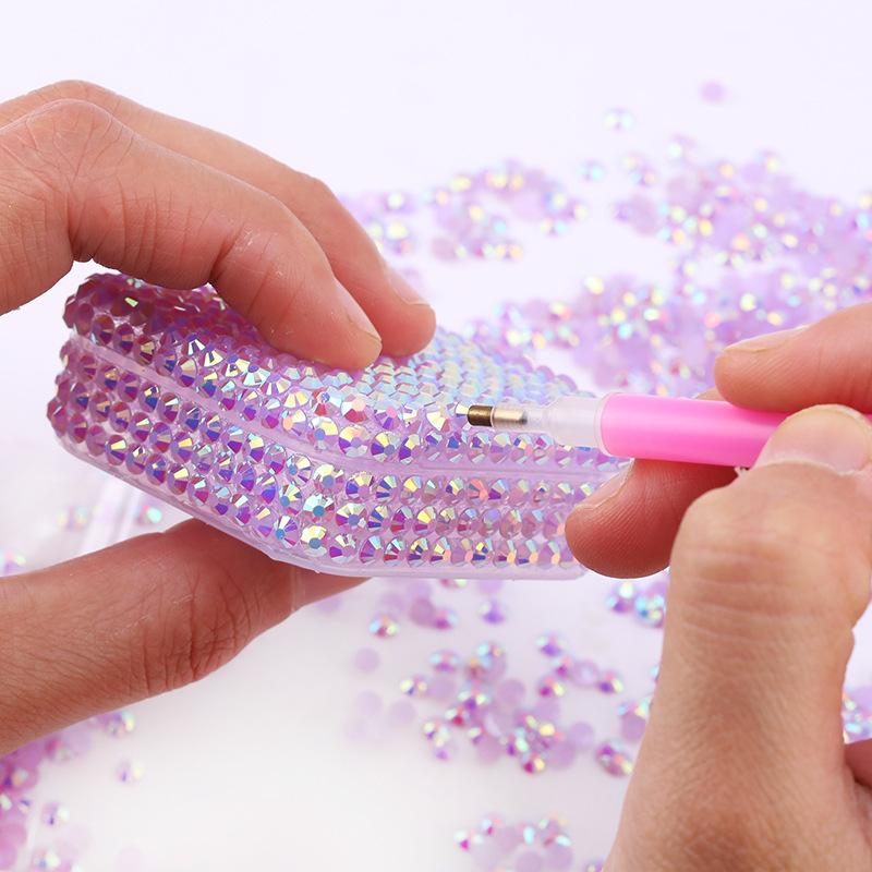 DIY Resin Rhinestones Kit 24/40 Grid Colorful Flat Back Gems for Crafts, Phone Case, Tumbler & Decoration