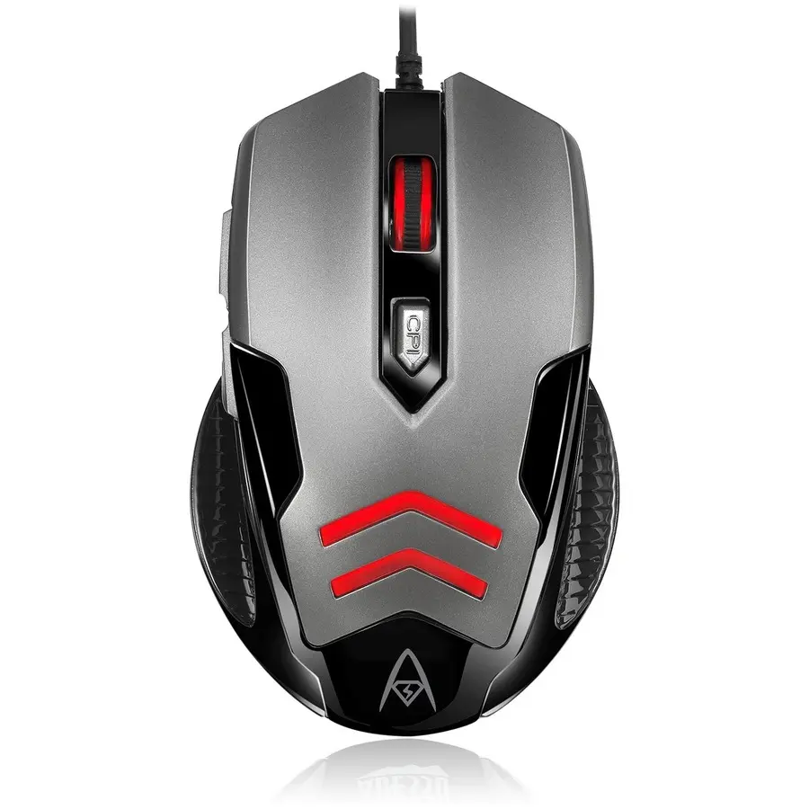 Adesso Multi-Color 6-Button USB 3200dpi Optical Gaming Mouse