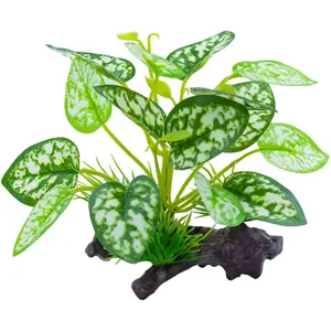 Terrarium Plants Decorations Supplies, Amphibian Habitat Hideout Tank Accessories