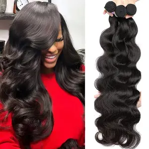 Uwigs Body/Straight Wave Hair Bundles Raw Hair Bundles 100g/pc Human Hair Weave 1 3 4 bundles