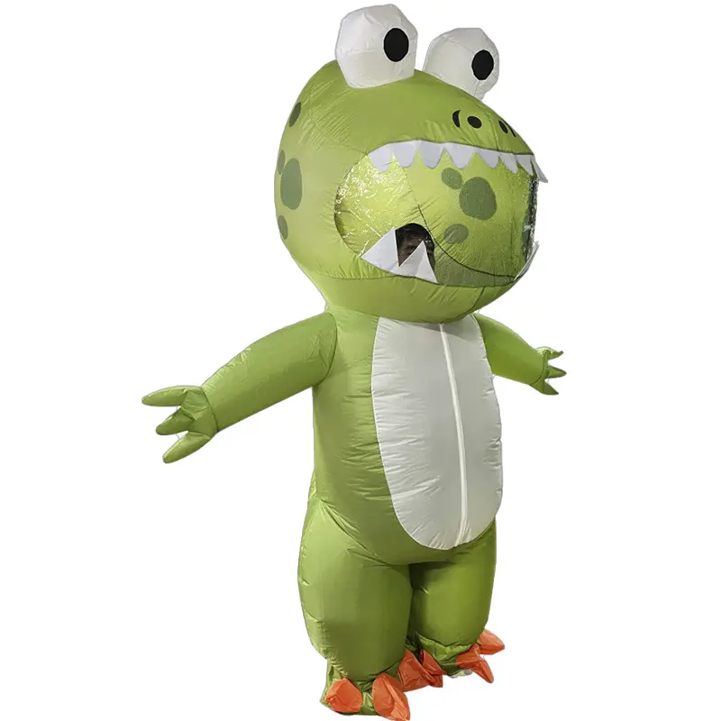 Green frog inflatable suit