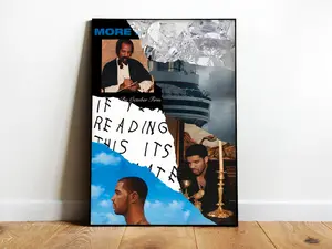Drake Rapper All album Cover Poster Decor Artwork Wall Room