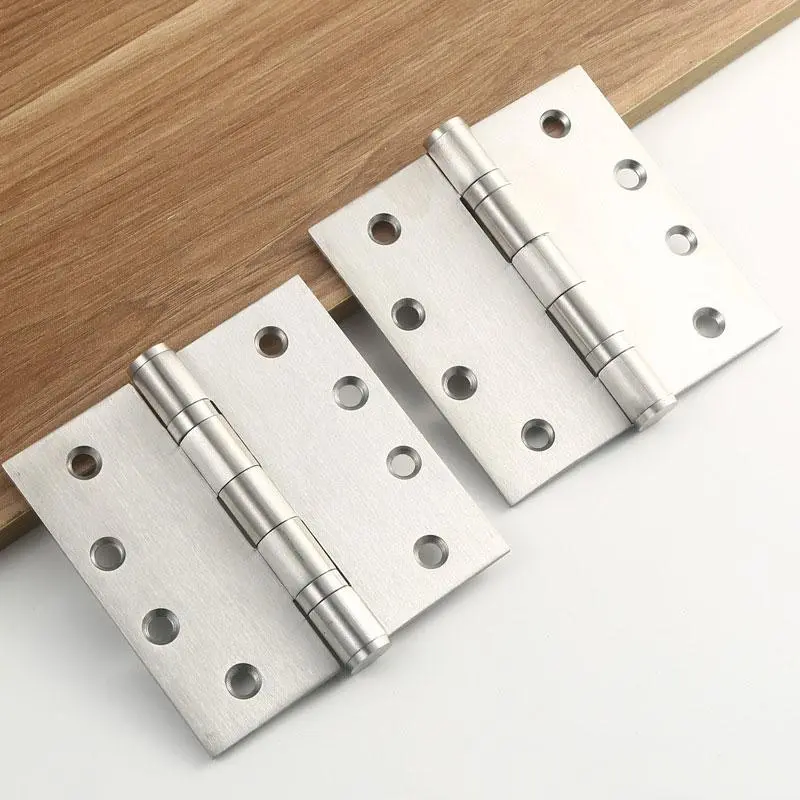 Stainless Steel Hinge, Folding Antique Copper Leaf Solid Wood Door Hinge, Door Hardware for Home, Office, Hotel, Apartment, Dormitory