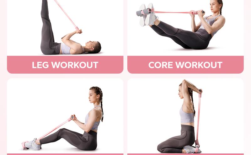 Merach Multifunction Pedal Resistance Band, Elastic Pull Rope Fitness, Full-Body Workout at Home Gym, Exercise Sit-up, Yoga, Abdominal Training Merach Multifunction Pedal Resistance Band, Elastic Pull Rope Fitness, Full-Body Workout at Home Gym, Exercise Sit-up, Yoga, Abdominal Training