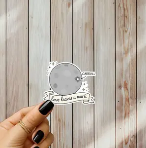 Love Leaves a Mark Moon Sticker, Carroll Memorial sticker, Remembrance sticker