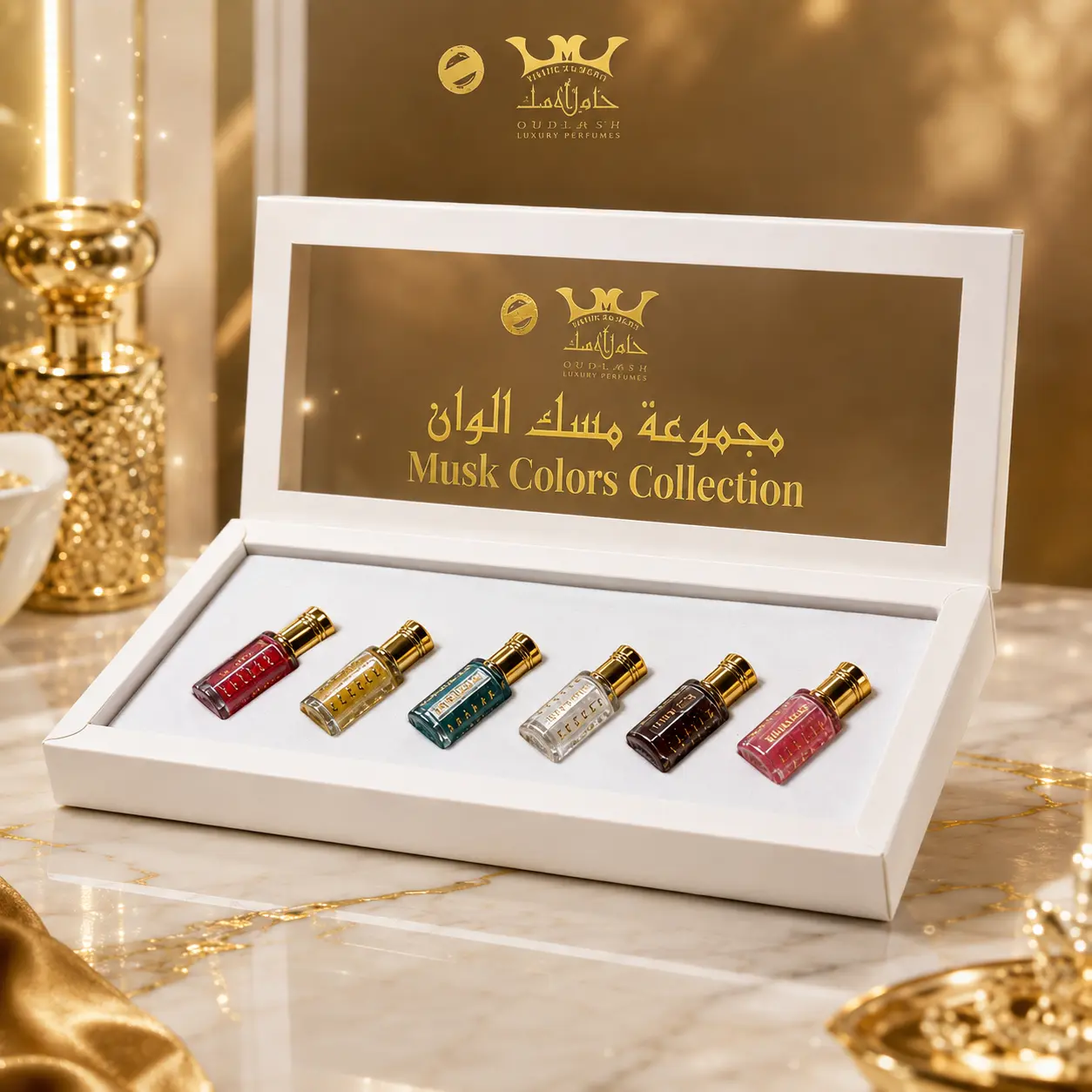 Hamil Al Musk | Musk Color 6pc Set | Unisex Fragrance | 12 ML | Pure Concentrated Oil | Sweet - Fruity & Musk