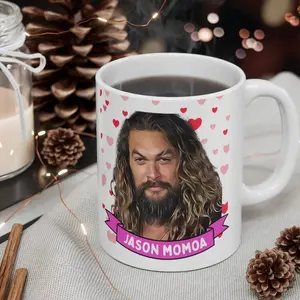 Jason Momoa Cute  Gift, 11oz and 15oz Coffee/Tea , Jason Momoa Ceramic Mug, Cool Handsome Jason Momoa  #306