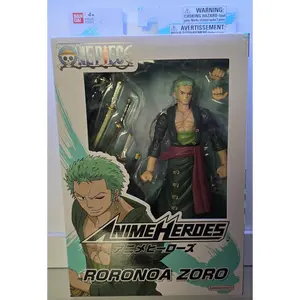 One Piece Roronoa Zoro Action Figure – Anime Heroes – Bandai Namco – Multiple Accessories