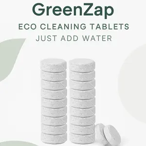GreenZap Eco-Friendly Multi-Surface Cleaning Tablets – 10-Pack for Home & Household Use