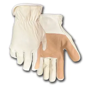 Working Leather Gloves 797, Goat Skin, Reinforced Palm