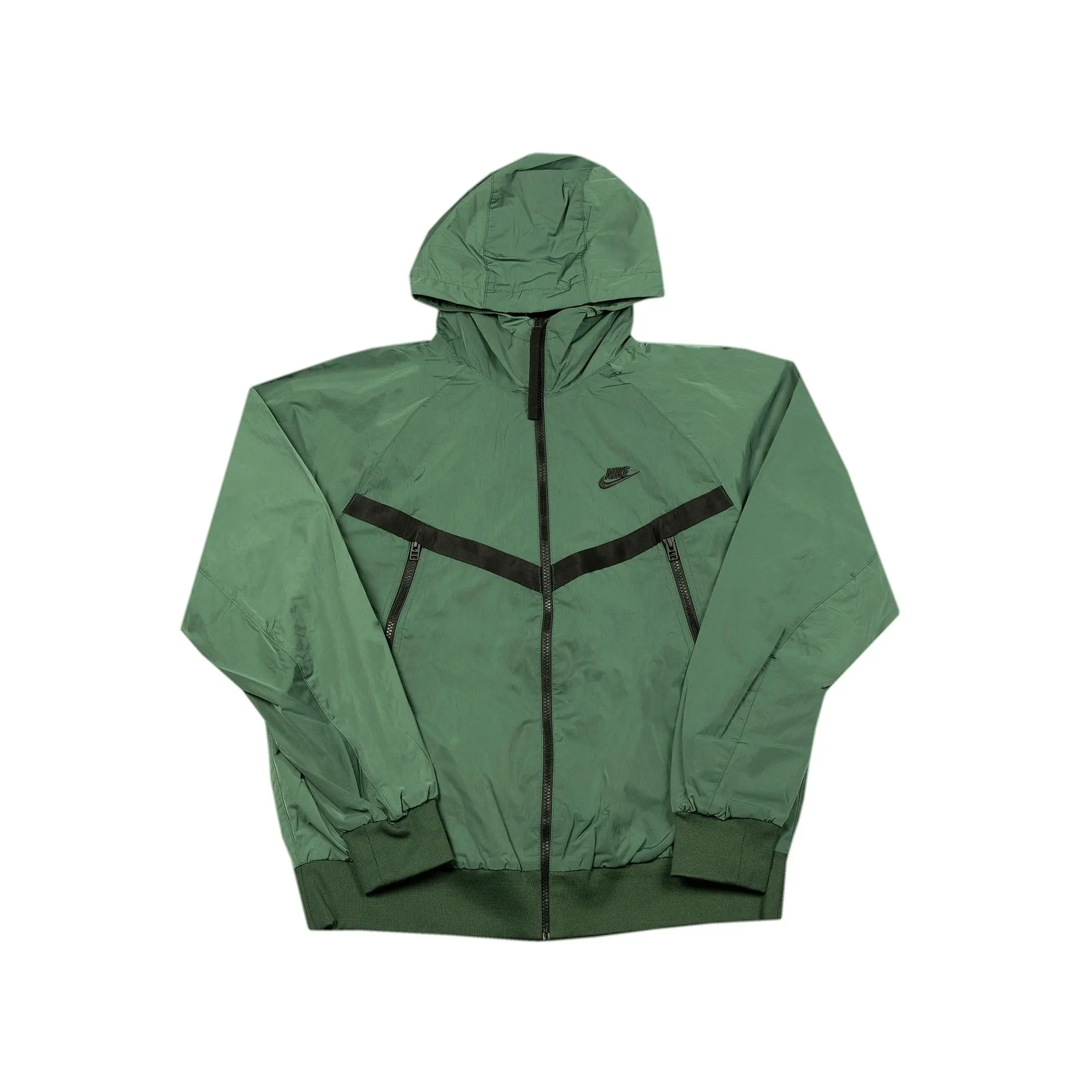 Nike Sportswear Windrunner Hooded Jacket in Galactic Jade / Black
