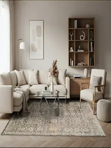 Dynamic Rugs Charlotte 19905-999 6.7X9 Grey/Multi Area Rug