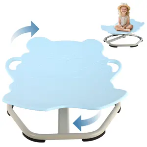 Autism Sensory Spin Chair with Armrests,Panda shape,Kids Sensory Swivel Autism Chair,Sensory Swivel Sit-and-Spin Chair,Sensory Spinning Chair for Children,Indoor Swivel Balance Training Chair