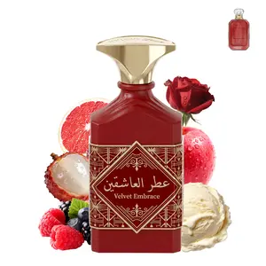 Velvet Embrance-Red | Fruity Floral Musky | Extrait De Parfum 100ml | Red Apple,Wild Berries,Jasmine & Musk | Date Night,Daily Wear,Weekend Outing