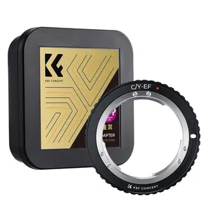 K&F Concept Lens Mount Adapter Contax Yashica C/Y Lens to EF Adapter, for 1D, 1DS, Mark II, III, IV, 5D, Mark II, 7D, 30D, 40D, 50D, 60D, 70D, Digital Rebel T2i, T3, T3i, T4i, Protection, Accessories