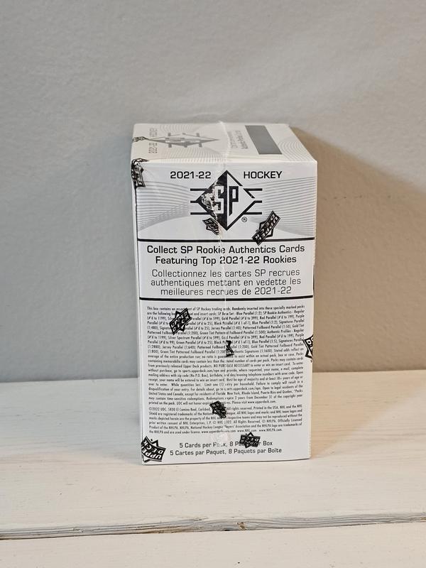 2021-22 Upper Deck SP Hockey Blaster Box (40 cards)