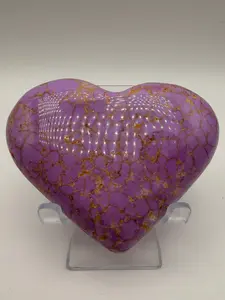 Phosphosiderite Crystal Hearts