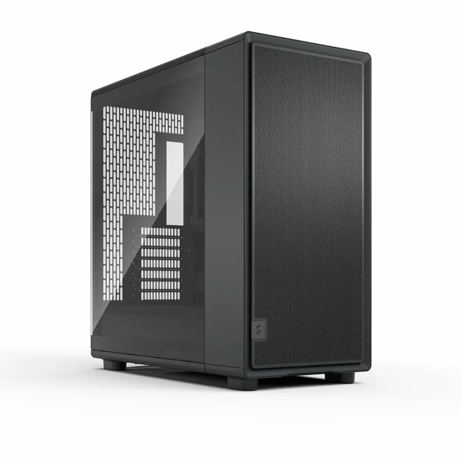 Fractal Design Epoch XL White - Tempered Glass Clear Tint - High Airflow PC Gaming Case - Mesh Front Panel - Three Momentum 14 Fans